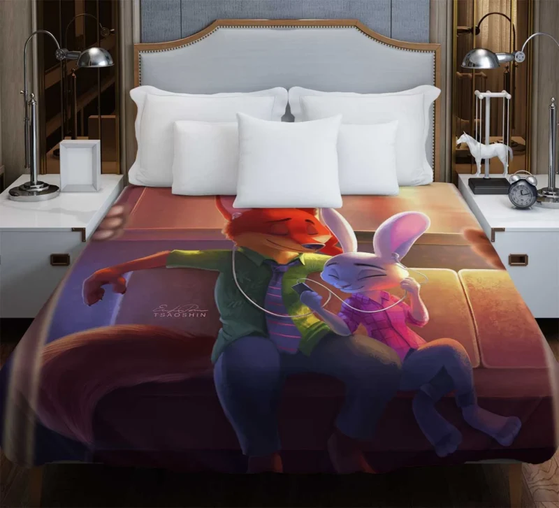Zootopia: Explore the World of Judy Hopps and Nick Wilde Duvet Cover